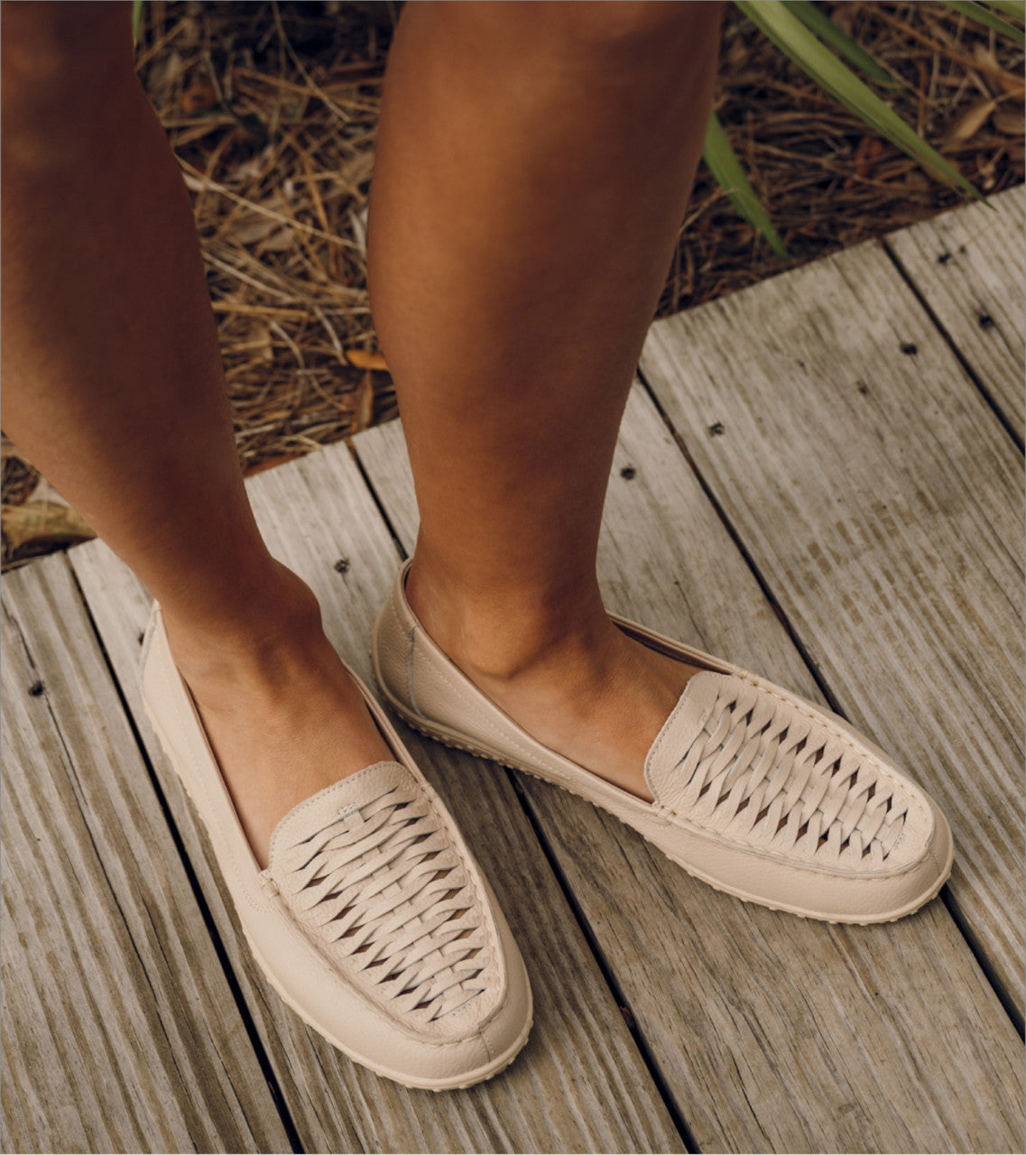 Bridget - Light Blush Leather - Lifestyle Image