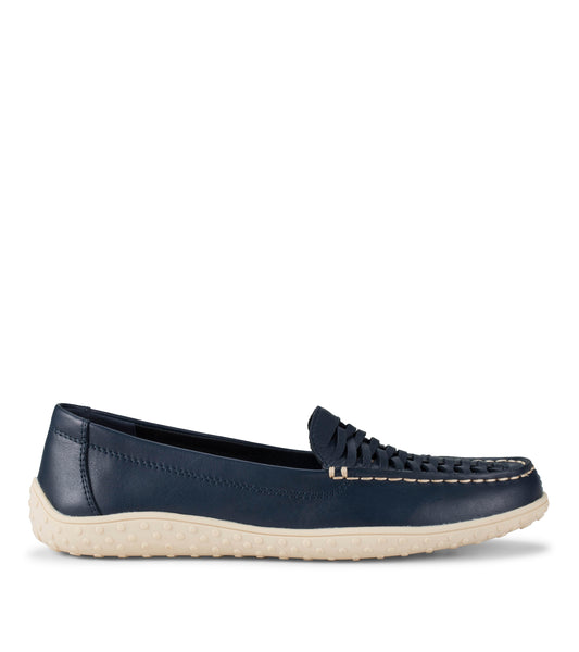Bridget - Navy Leather - Outside