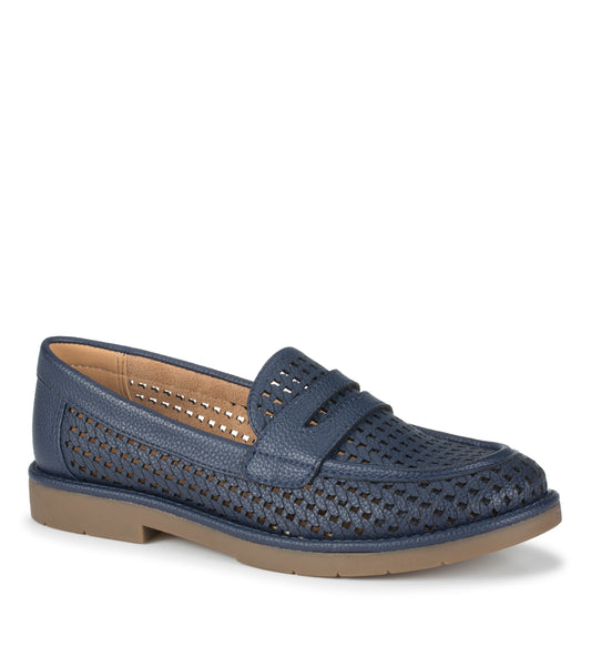 Calli Woven - Navy - Hero