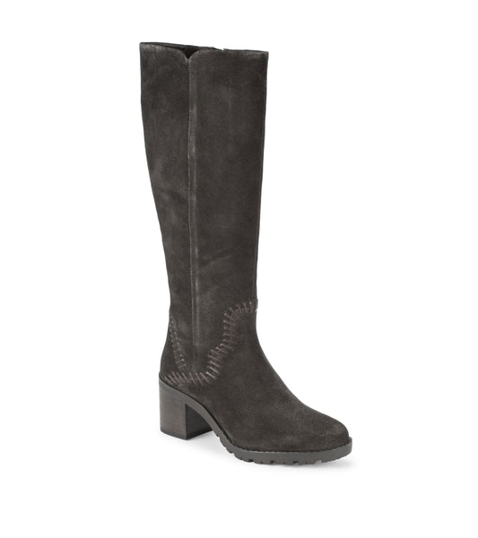 Darcie - Dark Brown Suede - Hero