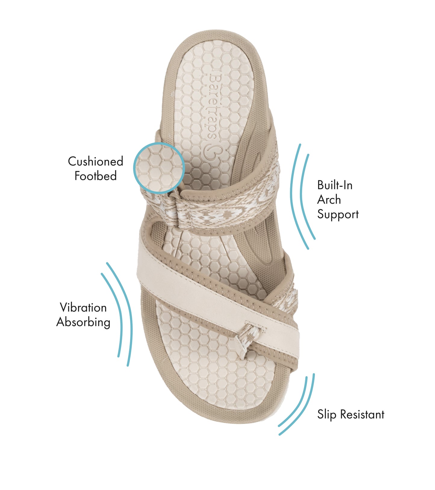 Deserae - Taupe - Top Down