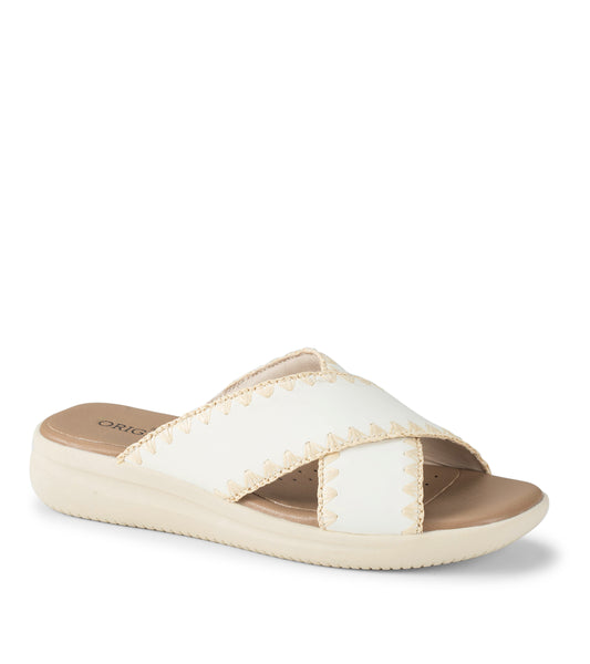Dolinda - Off White Leather - Hero