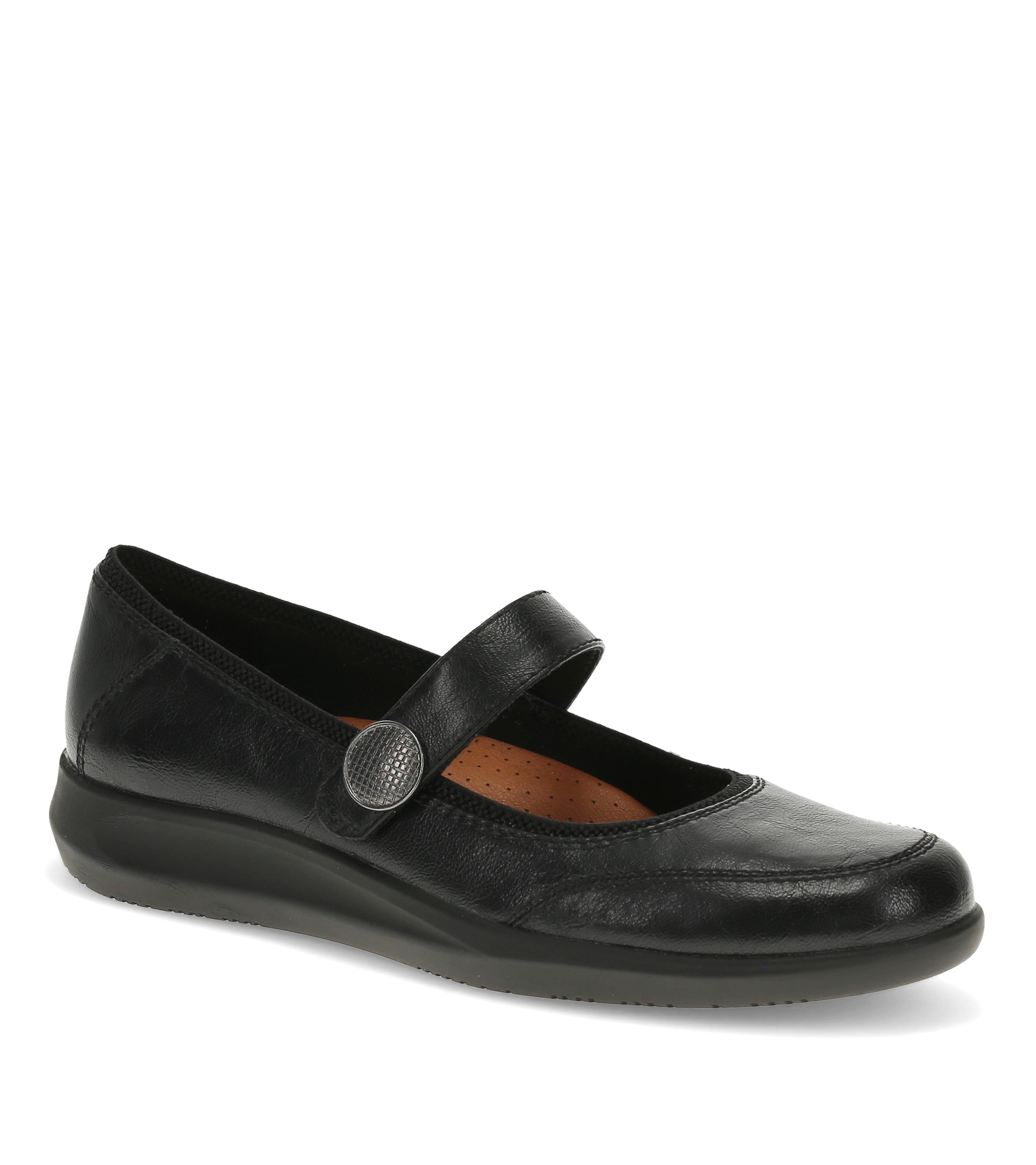 black mary jane dress shoes Joesie Mary Jane Flat