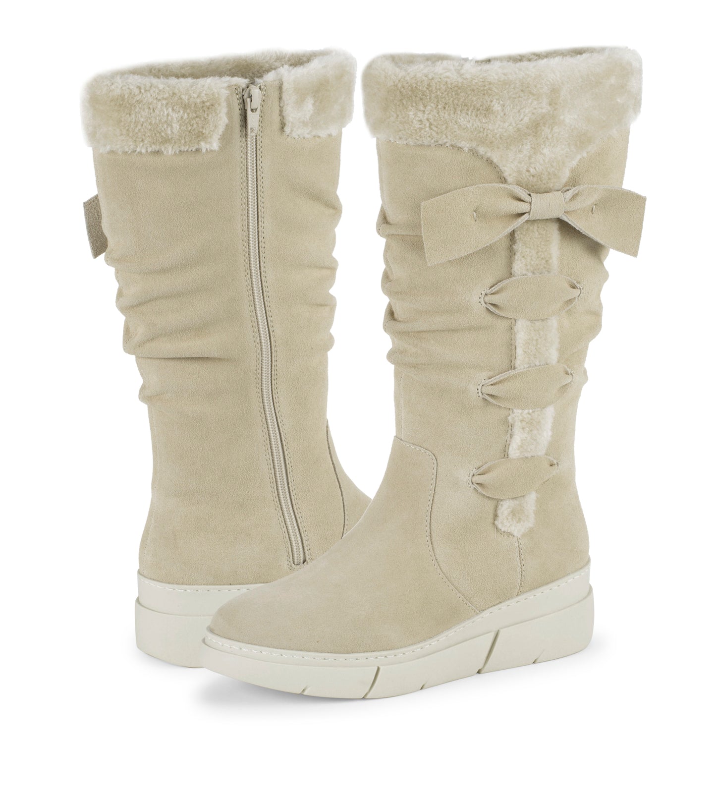 Larenna - Taupe Suede - Hero Pair