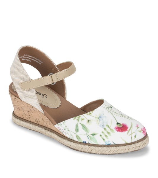 Ocean - White Multi Flower Canvas - Hero