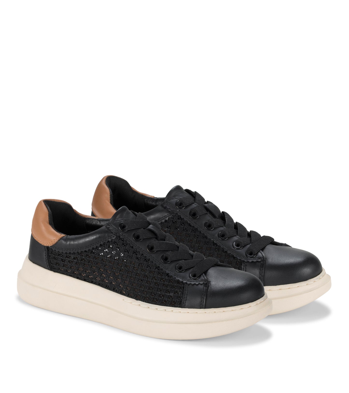 Tiara - Black Leather - Hero Pair