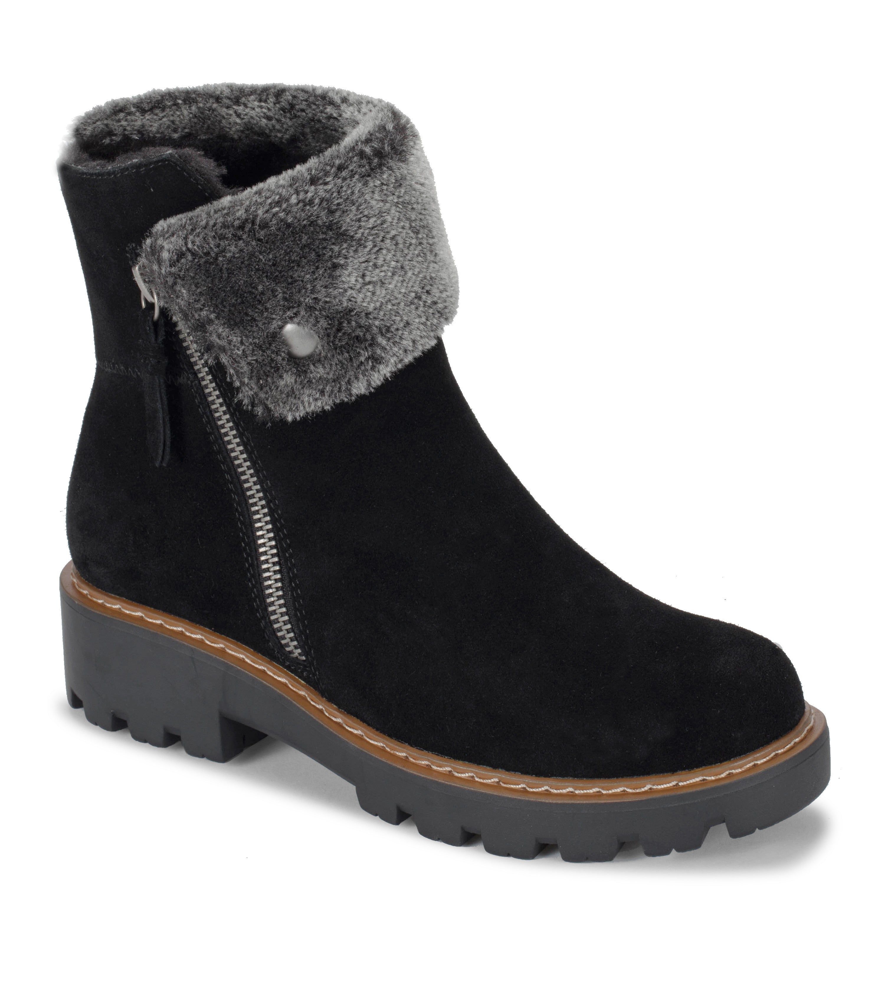winter boots blk boots lammfell