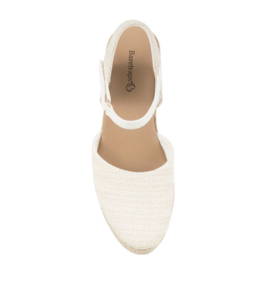 Alycia - Cream Raffia - Top Down