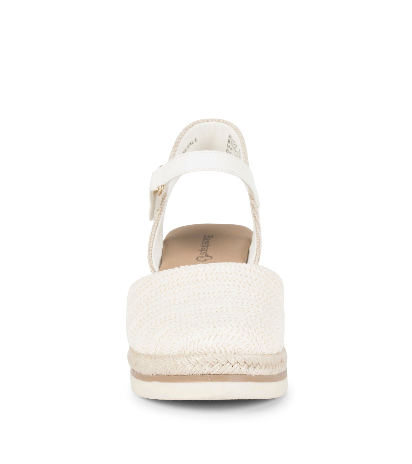 Alycia - Cream Raffia - Front