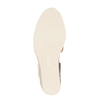 Alycia - Cream Raffia - Sole