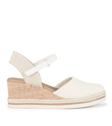 Alycia - Cream Raffia - Outside