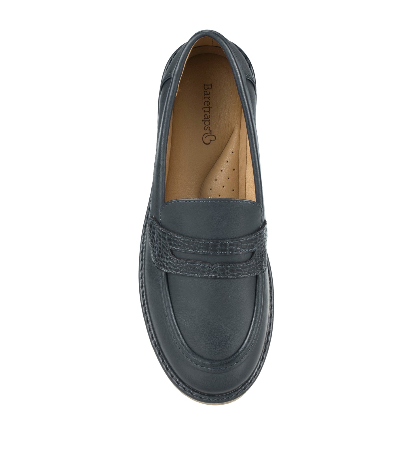 Calli - Navy Croco - Top Down
