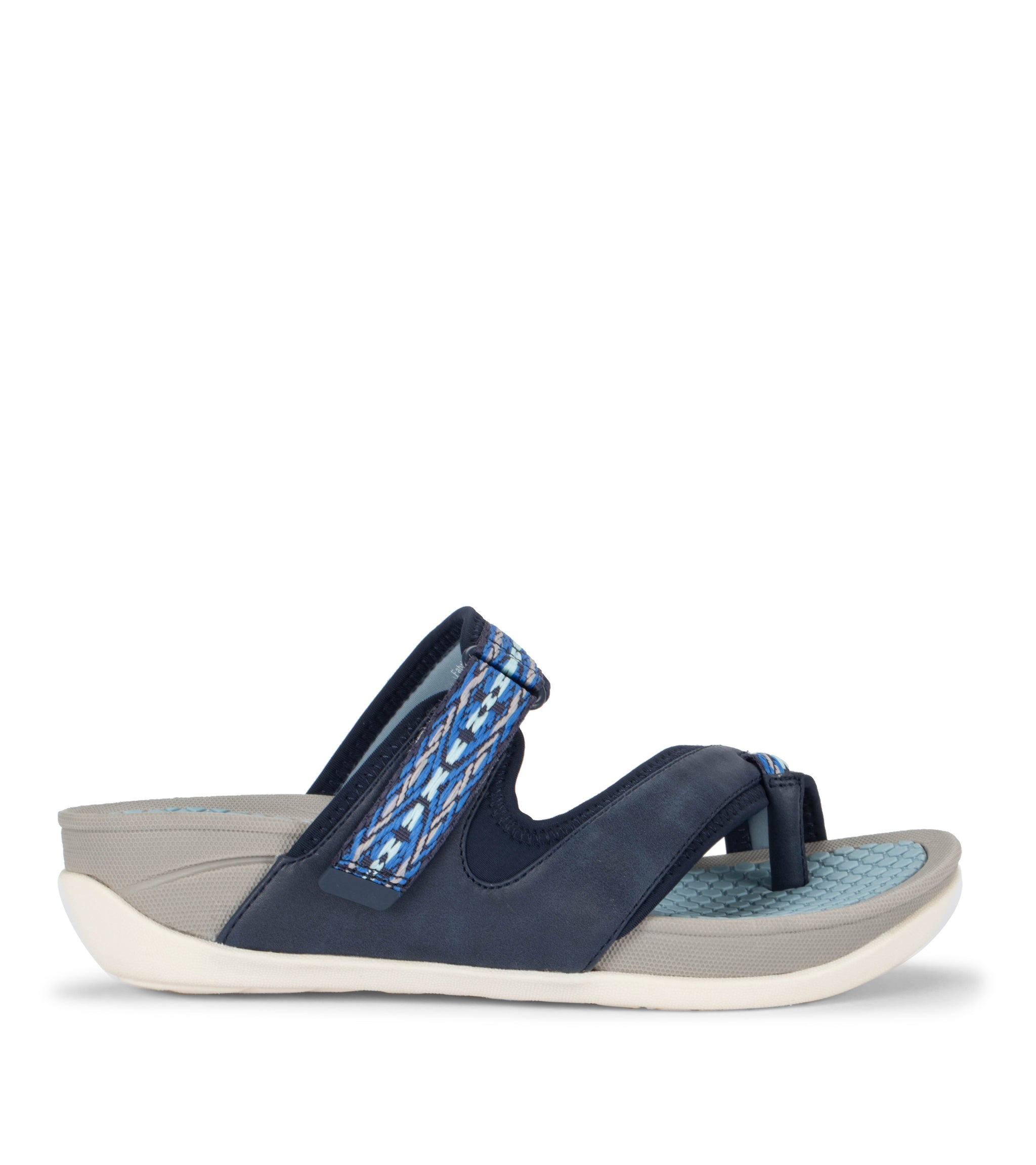 Deserae Slide Sandal - Navy | Baretraps