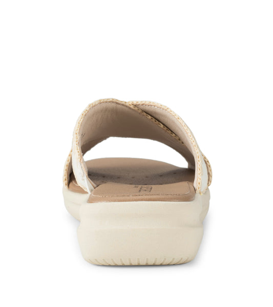 Dolinda - Off White Leather - Back