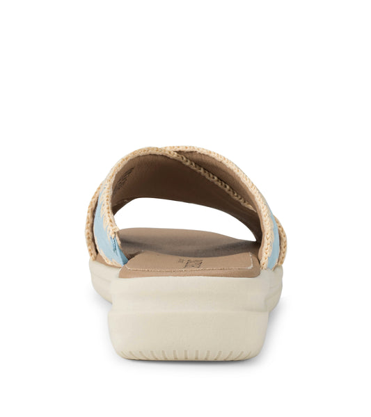 Dolinda - Sea Glass Blue Suede - Back