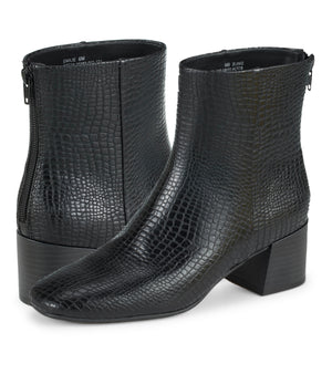 Emilie - Black Croco - Hero Pair