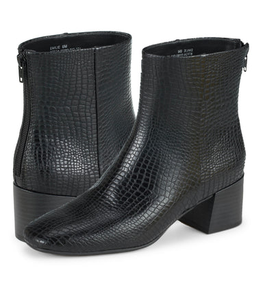 Emilie - Black Croco - Hero Pair