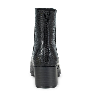 Emilie - Black Croco - Back