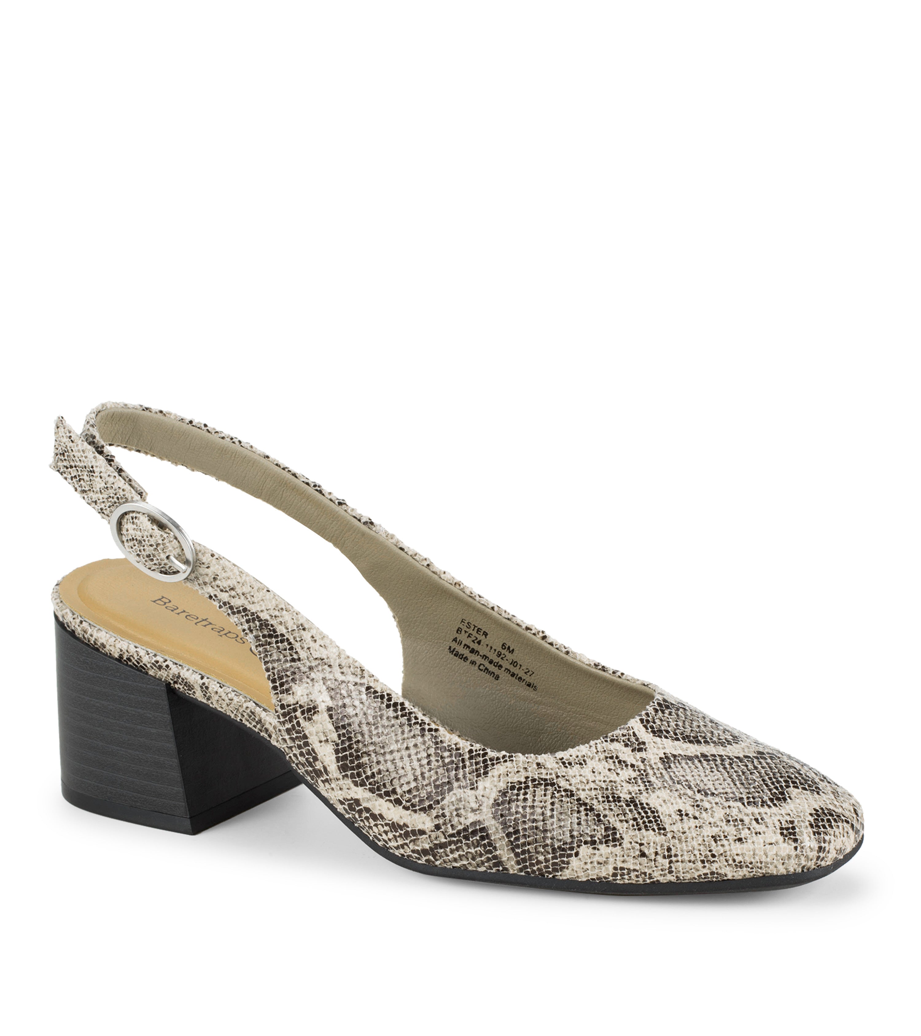 Ester Block Heel Slingback Pump | Baretraps Shoes