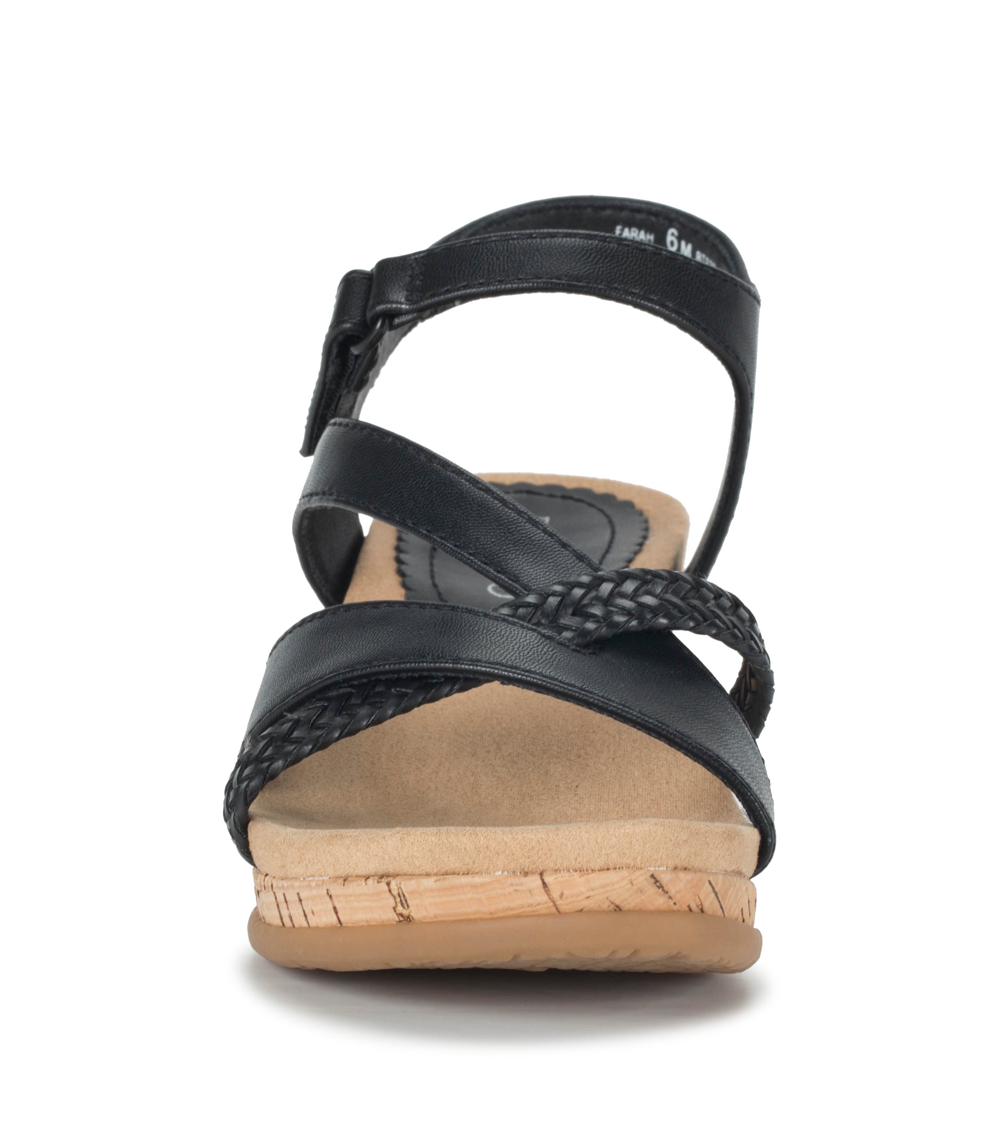 Farah Wedge Sandal - Black | Baretraps