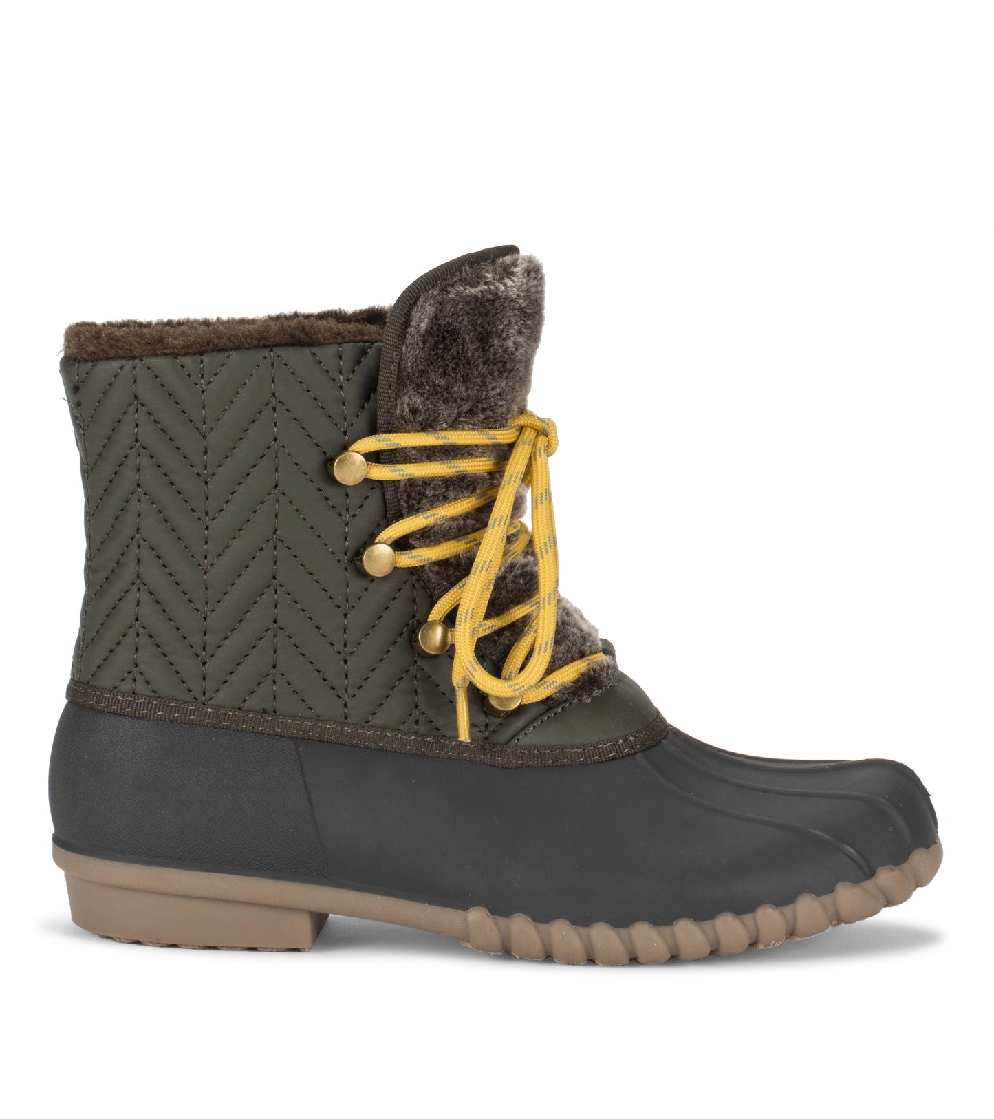 Women s Baretraps Flash Duck Boot in Pine Size 6