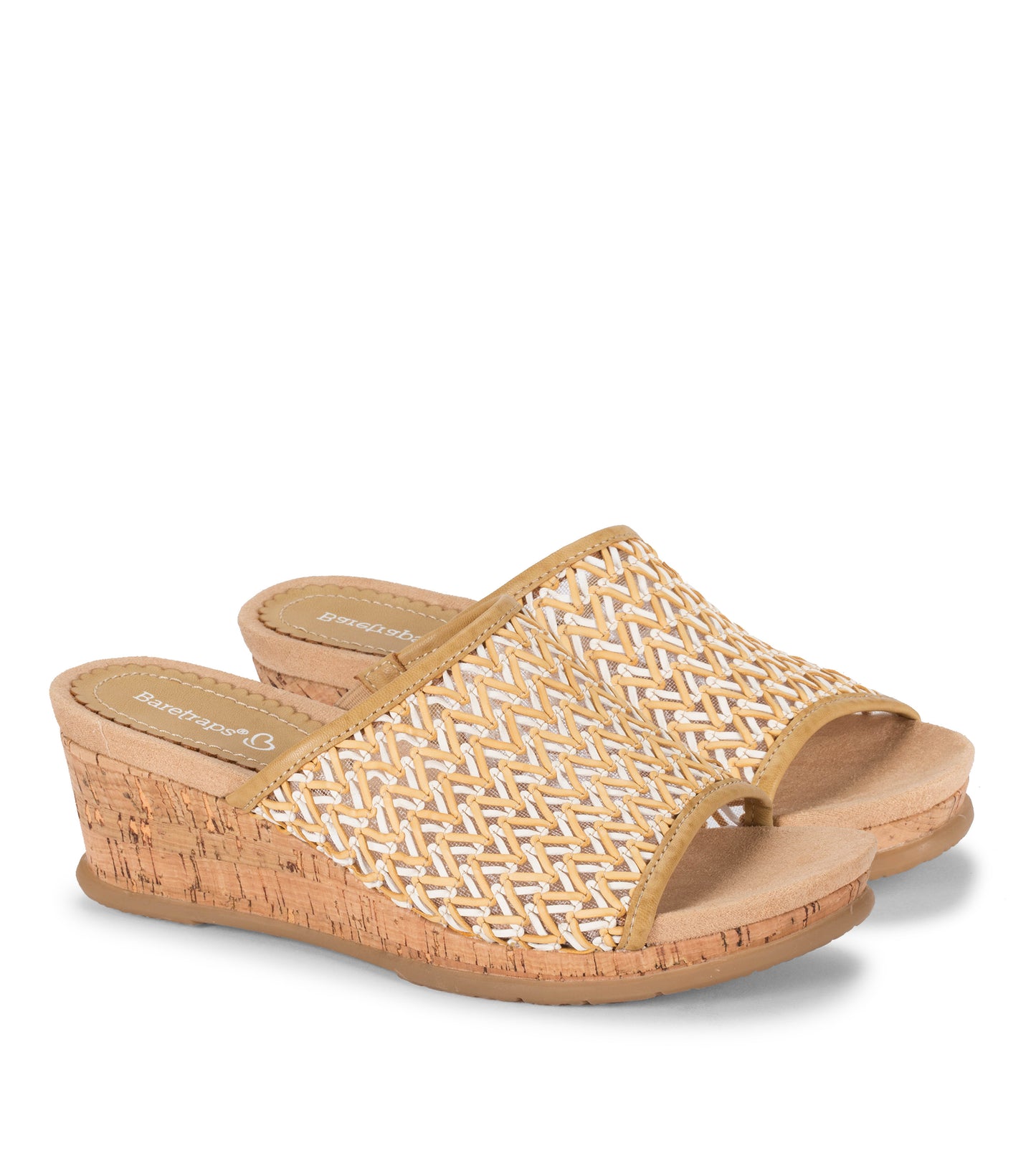 Flossey - Natural/White Crosshatch - Hero Pair