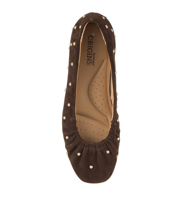 Francina - Dark Brown - Top Down