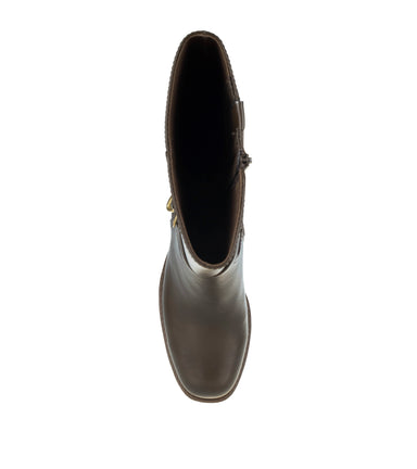 Glenette - Dark Brown - Top Down