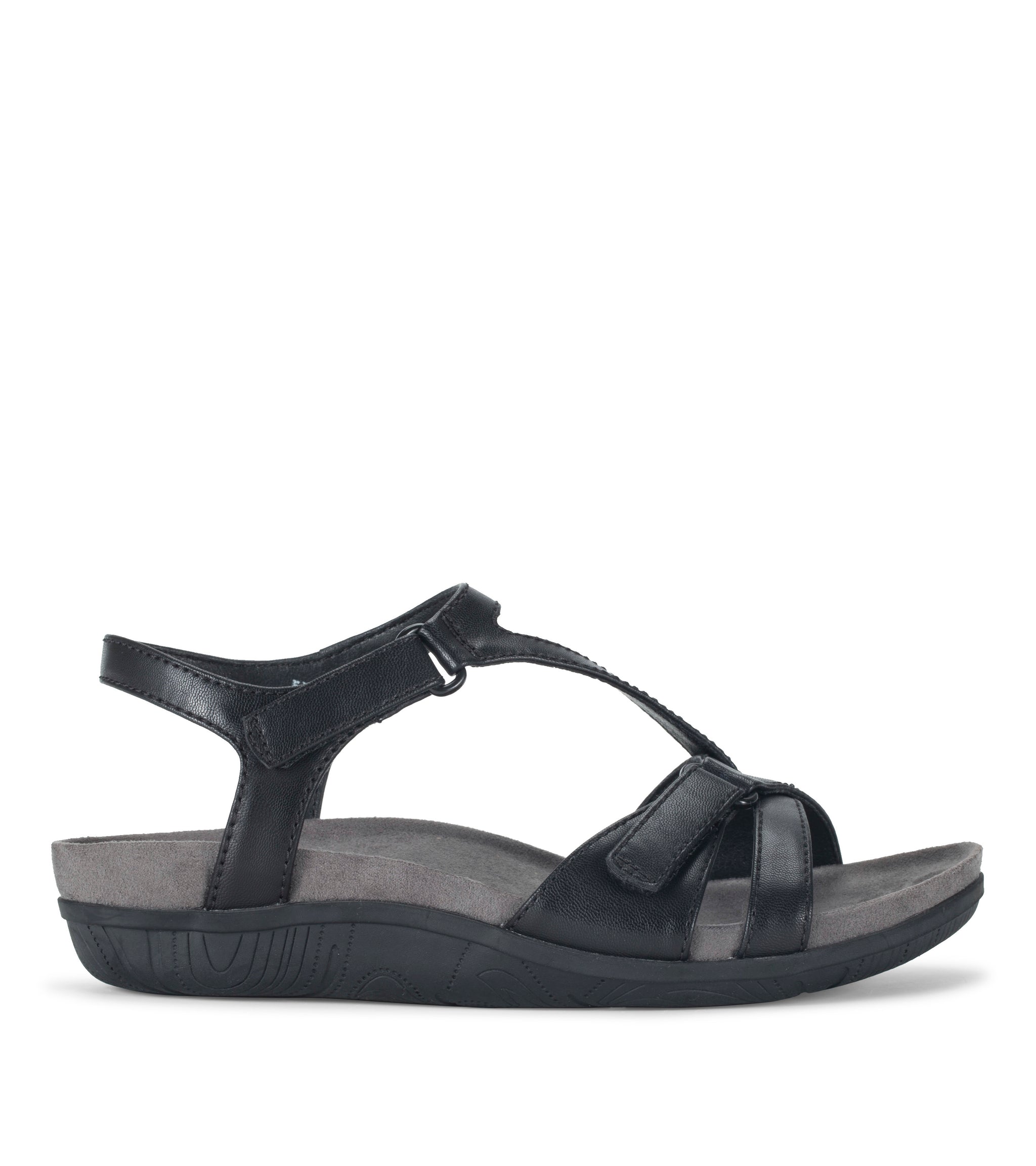 Jaxen Sandal - Black | Baretraps