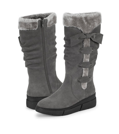 Larenna - Dark Grey Suede - Hero Pair