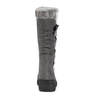 Larenna - Dark Grey Suede - Back