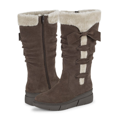 Larenna - Dark Brown Suede - Hero Pair