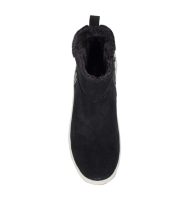Mandie - Black Suede - Top Down