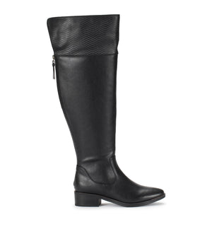 Marcela Wide Calf Over The Knee Boot Black Baretraps