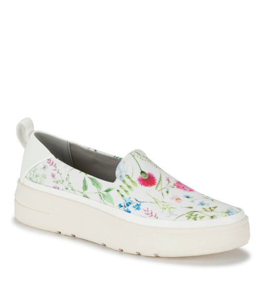 Nevin - White Multi Flower Canvas - Hero