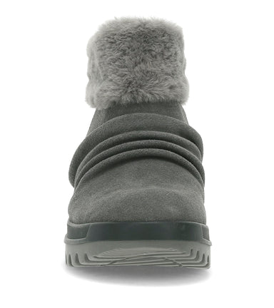 Nuri - Dark Grey Suede - Front