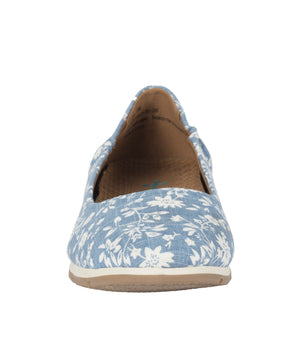 Prim - Blue/White Flower Canvas - Front