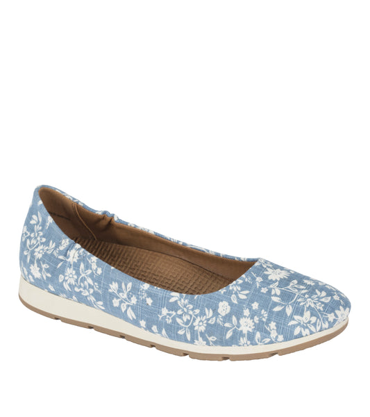 Prim - Blue/White Flower Canvas - Hero