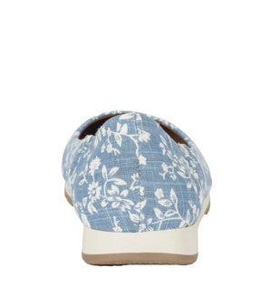 Prim - Blue/White Flower Canvas - Back