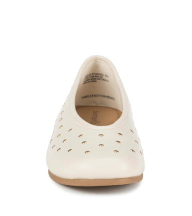 Ryalie Studded - Cream - Front