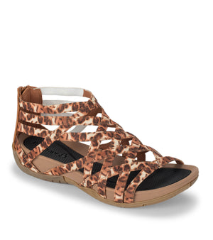 Samina - Brown Multi Leopard - Hero