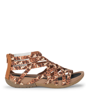 Samina - Brown Multi Leopard - Outside