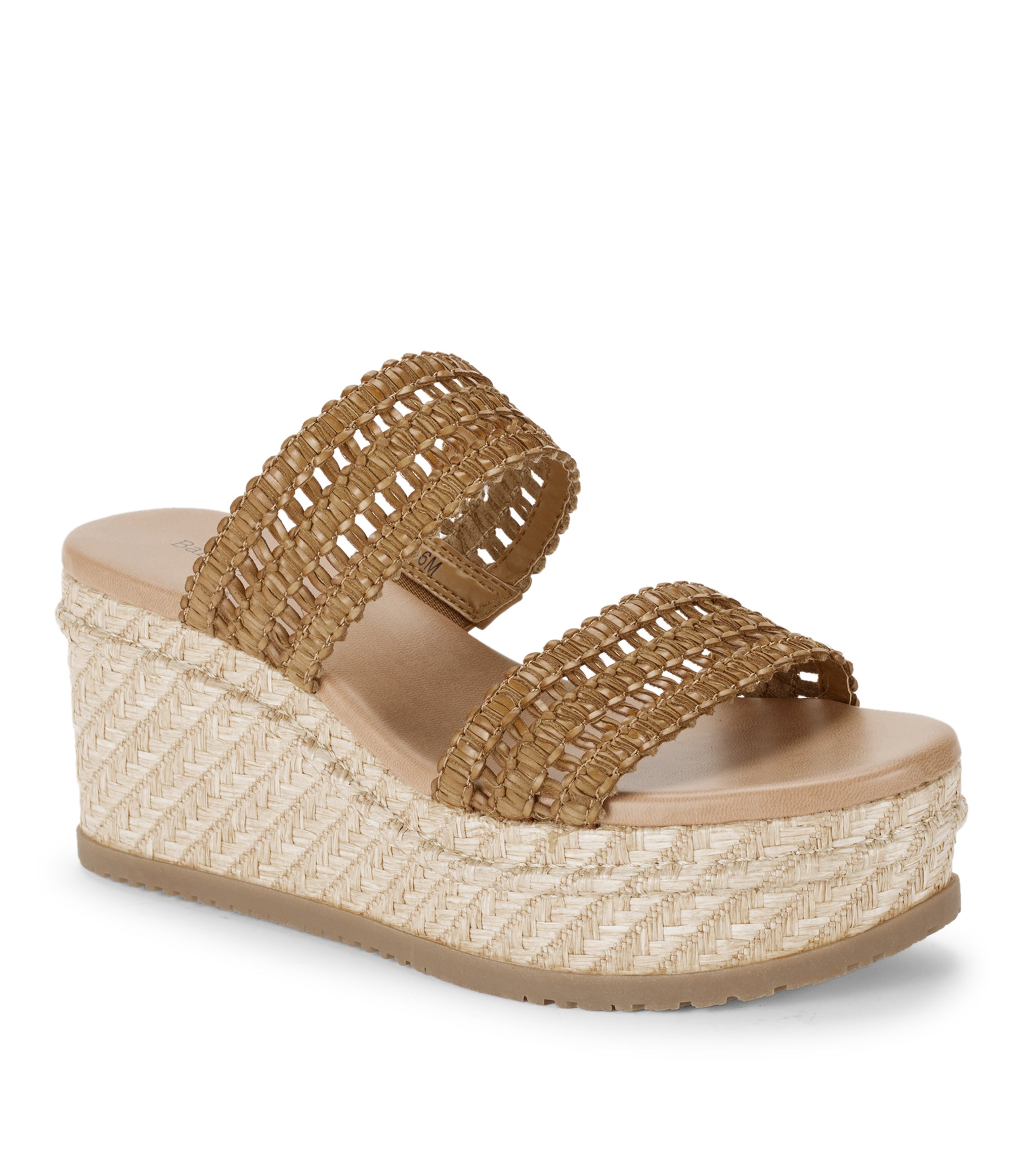 Sophie Wedge Sandal - Caramel | Baretraps