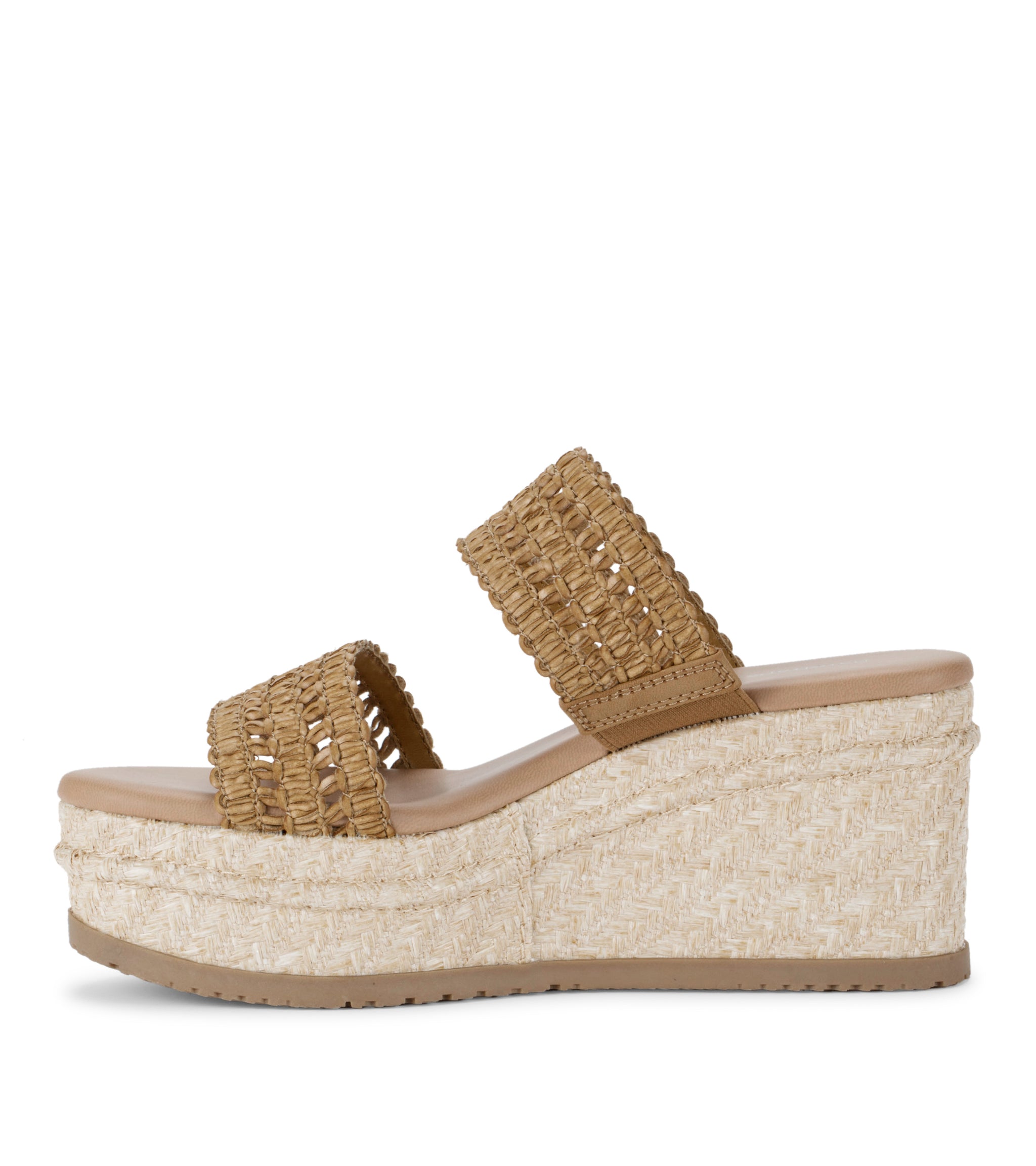 Sophie Wedge Sandal - Caramel | Baretraps