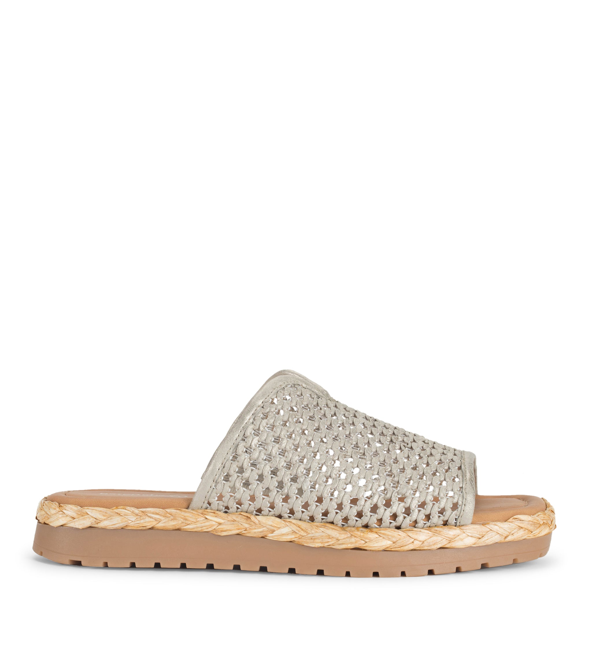 Tasmine Slide Sandal - Champagne | Baretraps