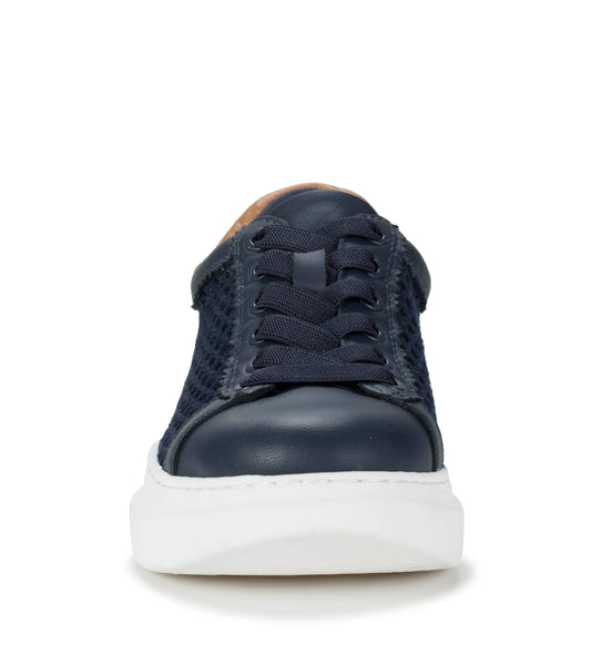 Tiara - Navy Leather - Front