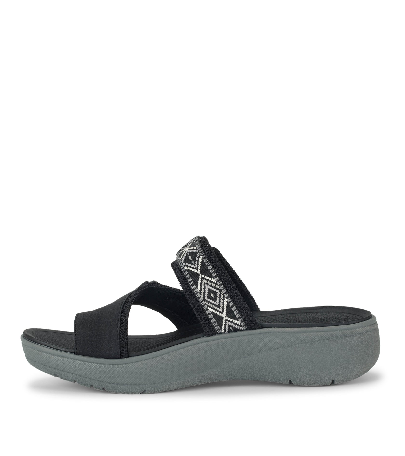 Tilly Slide Sandal - Black | Baretraps