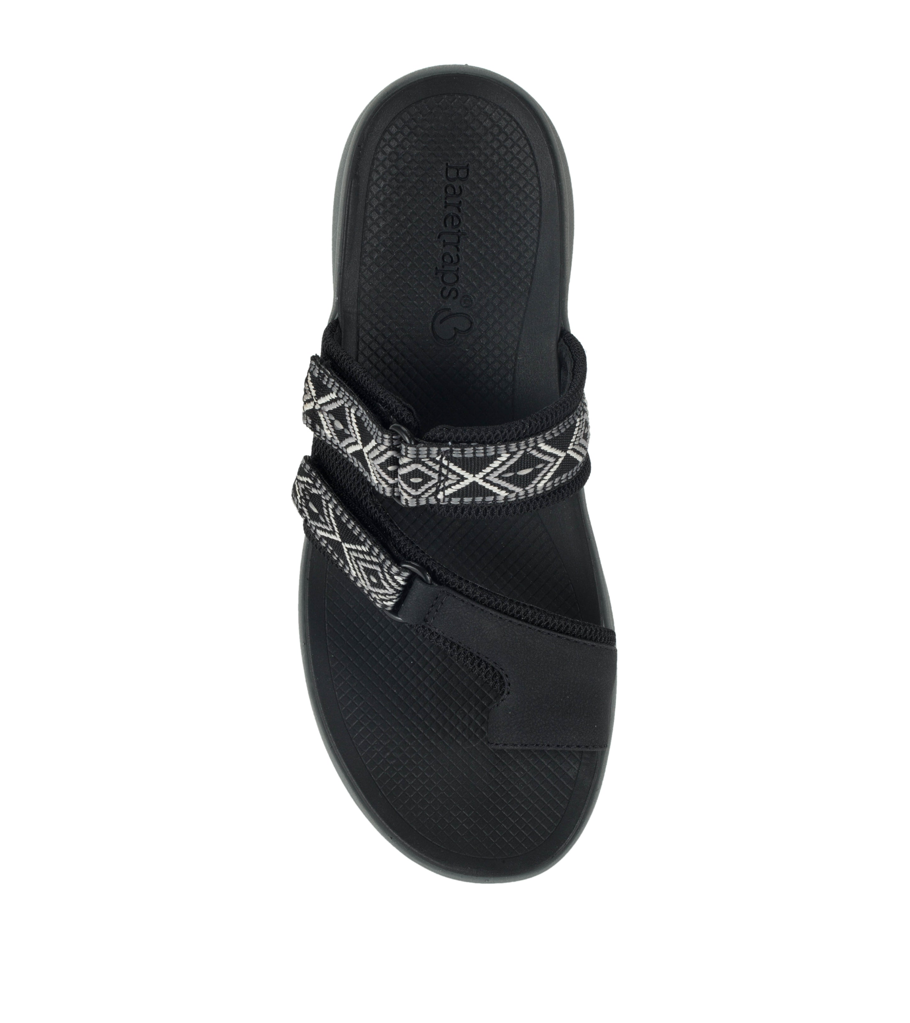 Tilly Slide Sandal - Black | Baretraps