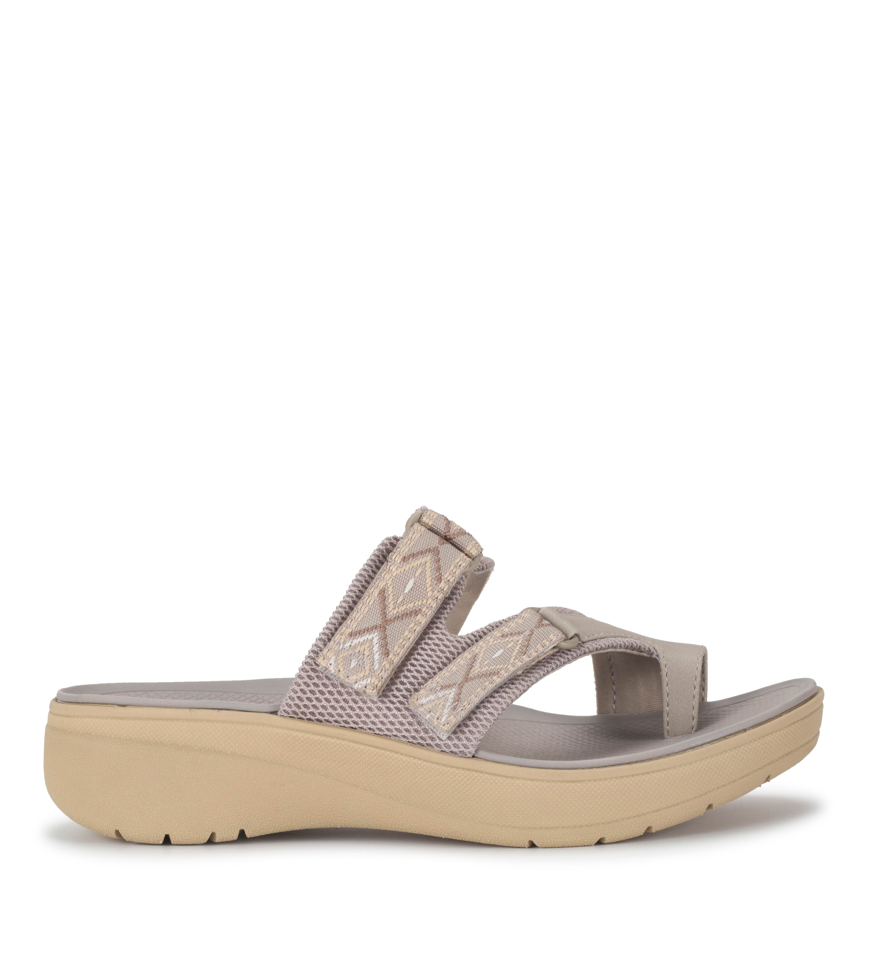 Tilly Slide Sandal - Taupe | Baretraps