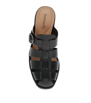 Whitnie Block Heel Sandal Black Baretraps